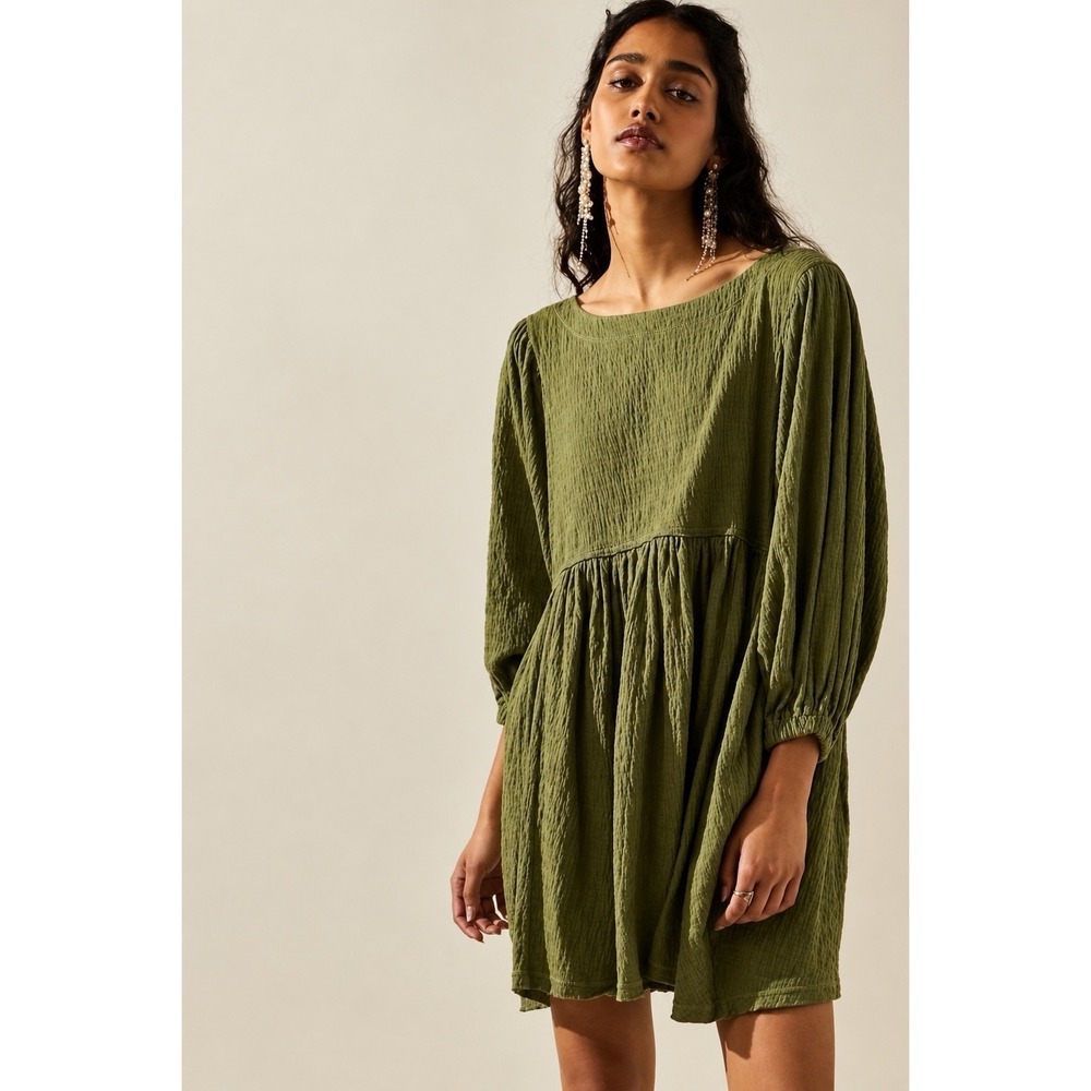 NWT Free People Get Obsessed Babydoll Dress | Large